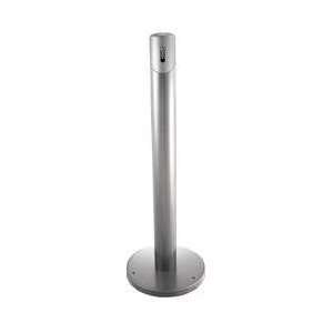 Tough Guy 12V179 Smoking Station, Floor, Silver, 43.3 In H  