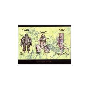  Diving Suits Poster Print