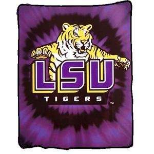 Louisiana State Tigers (LSU) Royal Plush Raschel NCAA Blanket (800 