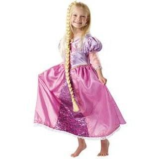 Rubies Deluxe Rapunzel Fancy Dress Costume Medium 5/6 Years With Hair 