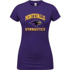   Falcons Purple Womens Gymnastics Arch T Shirt