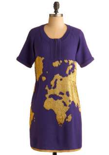   the World Dress  Mod Retro Vintage Printed Dresses  ModCloth