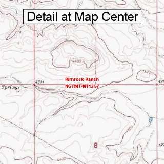   Map   Rimrock Ranch, Montana (Folded/Waterproof)