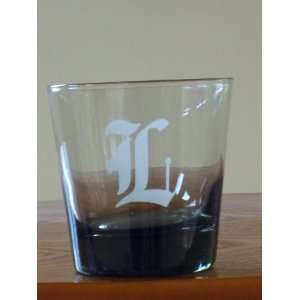  Monogrammed Drinking Glasses L   Set of 4 Everything 