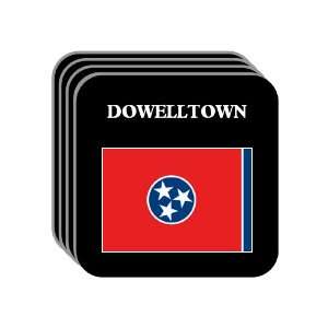  US State Flag   DOWELLTOWN, Tennessee (TN) Set of 4 Mini 