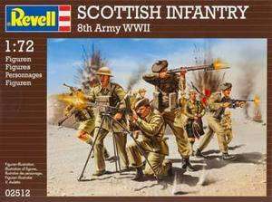 Revell 172 #02512 WW2 Scottish Infantry 8th Army  