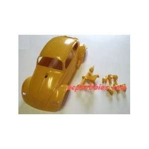  Club   1/32 VW Baja Bug Body  Yellow (Slot Cars) Toys 