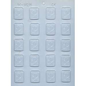   CK Products 1 1/4 Inch P Initial Mint Chocolate Mold