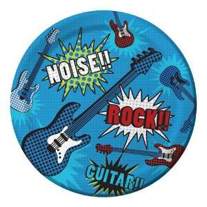  Rock Star Birthday Paper Luncheon Plates Toys & Games