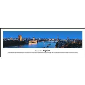  London, England Panoramic View Framed Print