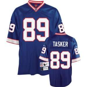  Steve Tasker Blue Reebok NFL Premier Throwback Buffalo 
