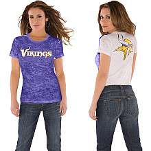 Touch by Alyssa Milano Minnesota Vikings Womens Sublimated Burnout T 