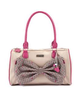 Pink (Pink) Disney Minnie Zip Bow Shoulder Bag  246183170  New Look