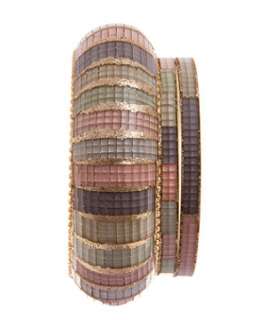 null (Multi Col) Pastel Sparkle Bangles  243734599  New Look