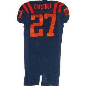  # 27 Chestnut Syracuse 2006 Game Used Navy Football Jersey 