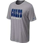 Nike Indianapolis Colts Sideline Legend Authentic Font Dri FIT T Shirt 