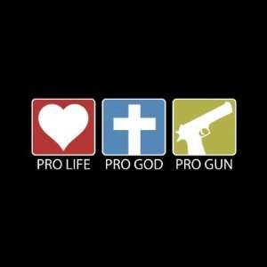  Pro Life, Pro God, Pro Gun Stickers Arts, Crafts & Sewing