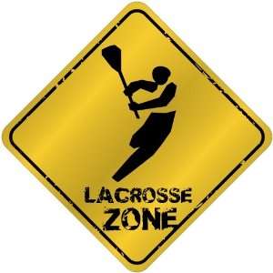  New  Lacrosse Zone  Crossing Sign Sports