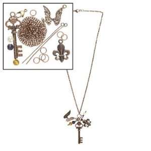 Key Charm Necklace Kit   Beading & Bead Kits