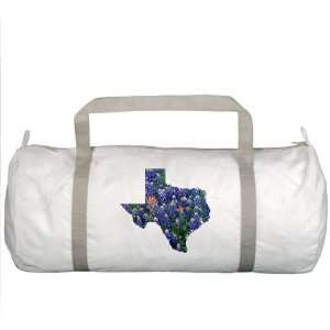  Gym Bag Bluebonnets Texas Shaped 