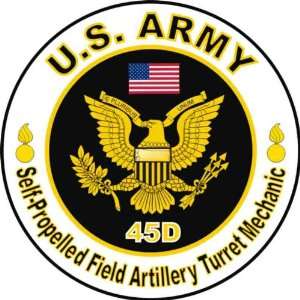  United States Army MOS 45D Self Propelled Field Artillery 
