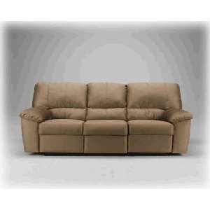  Microfiber Durapella   Cocoa Contemporary Style Reclining Sofa 
