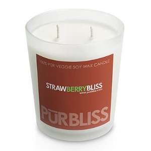  Strawberry Bliss Soy Candle   Large Jar 