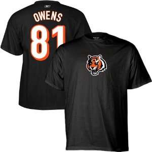  Reebok Cincinnati Bengals #81 Terrell Owens Black 