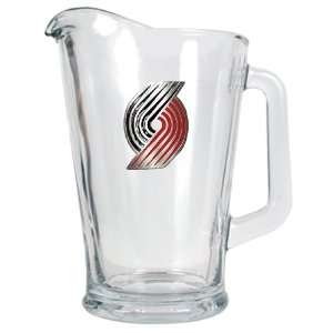  Portland Trail Blazers 60 Oz. NBA Glass Beer Pitcher 