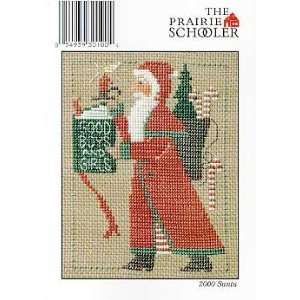  2000 Schooler Santa   Cross Stitch Pattern Arts, Crafts & Sewing