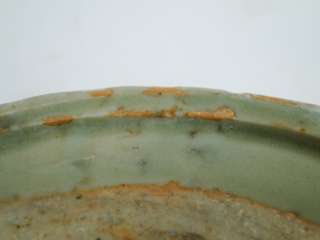   Chinese Yuan / Ming Dynasty Period Celadon Glaze Incised Bowl  