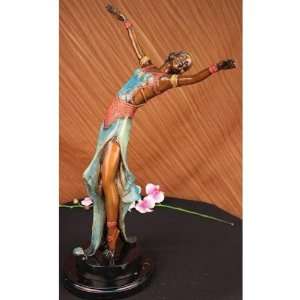  D.H Chiparus Free Dancer Bronze Figurine Figure Art 