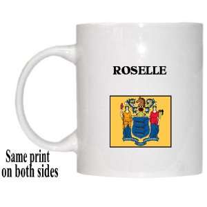    US State Flag   ROSELLE, New Jersey (NJ) Mug 