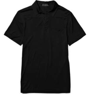 Ralph Lauren Black Label Silk Polo Shirt  MR PORTER