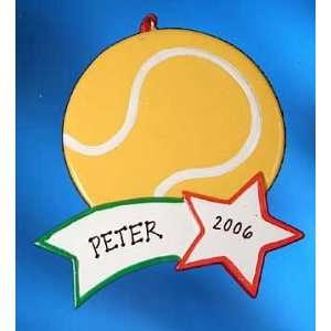    Personalized Tennis Ornament by Ornaments with Love