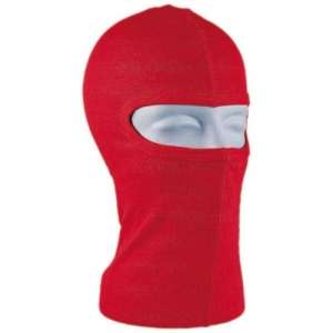 Sturmhaube Halswärmer Sturmmaske Maske 100% Baumwolle ROT  