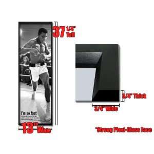 Framed Muhammad Ali Poster Training Im So Fast FrSp515  