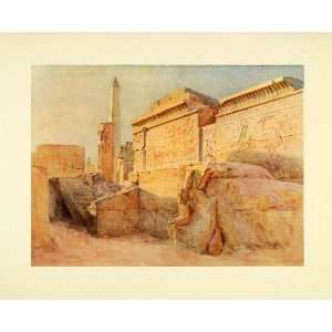   Temple Complex Archaeology Architecture Ruins Egypt   Original Color