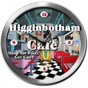 HIGGINBOTHAM 14 Inch Cafe Metal Clock Quartz Movement  