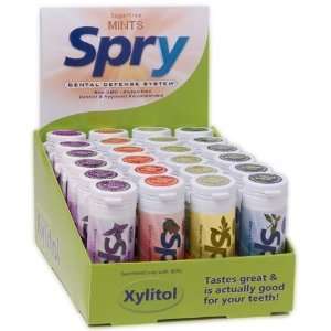 Spry Xylitol Sugar Free Mints, 45 Count Tube, Assorted Flavors (Pack 