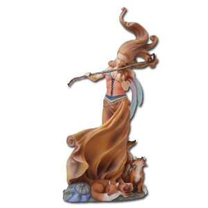 Figurine Page of Wands Hand Painted resin 