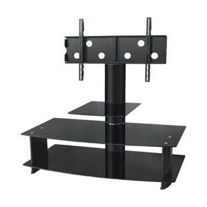   Glass Shelves Plasma TV Stand with Mount up to 52 104BK Electronics