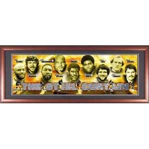  Pittsburgh Steelers Steel Curtain Defense Framed Unsigned 