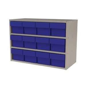  Cabinet,modular,12 Bins,11x23x16 1/2in   AKRO MILS