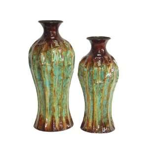   Industries 51 0283 Set/2 Trocadero Vases Vases Patio, Lawn & Garden