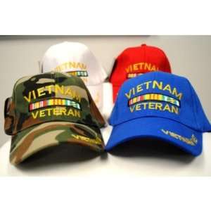   Baseball Hat Caps Vietnam Veteran Case Pack 12