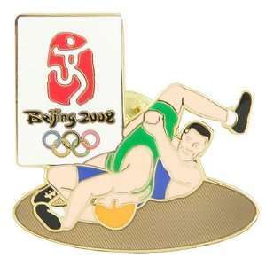  2008 Olympics Beijing Wrestlers Pin