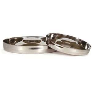 Stainless Steel Puppy Pan Bowl   Raised Center   11  