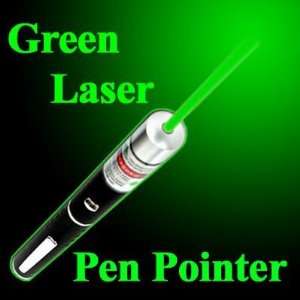  Top Quality   2 in 1 Green Laser Pointer Laser Projector Pen Style 