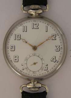 Early WW1 Junghans Antique German Wrist Watch With Lovely Dial PERFECT 